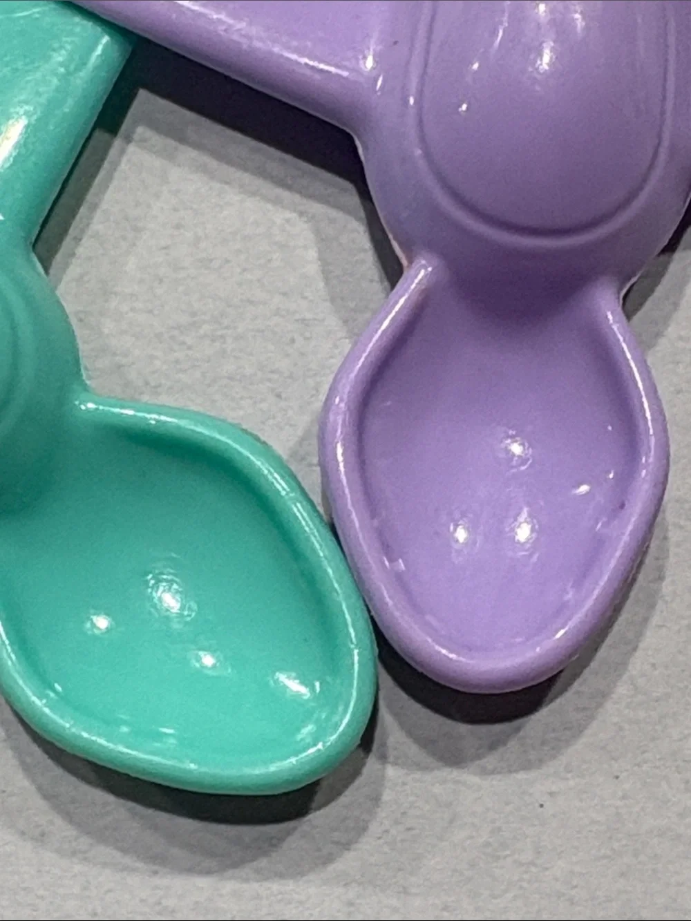Vintage food flyers 1990’s Y2K Purple and Teal Airplane Scoop Toys - Kids Toys